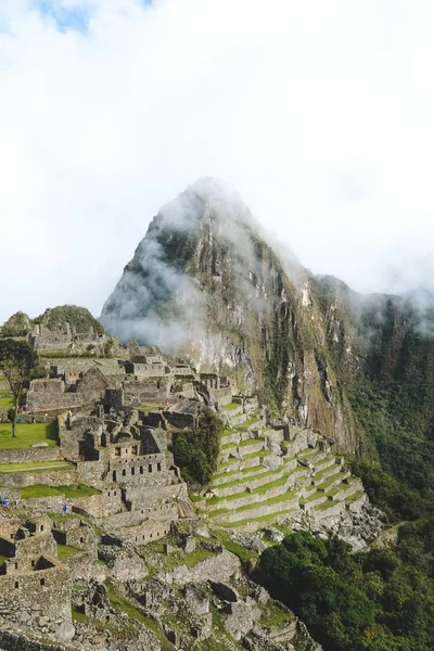 Machu Picchu Perú Enero 2018 Ciudad Antigua Las Montañas — Foto de Stock