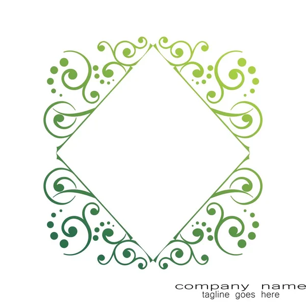 Kreativ Beispiel Design Abstrakt Quadratisch Logo Illustrationen Geschäft — Stockvektor