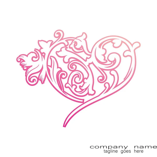 yaratıcı tasarım soyut aşk logo örnek iş