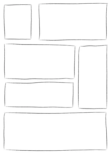 Manga Storyboard Layout Template For Rapidly Create The Comic Book