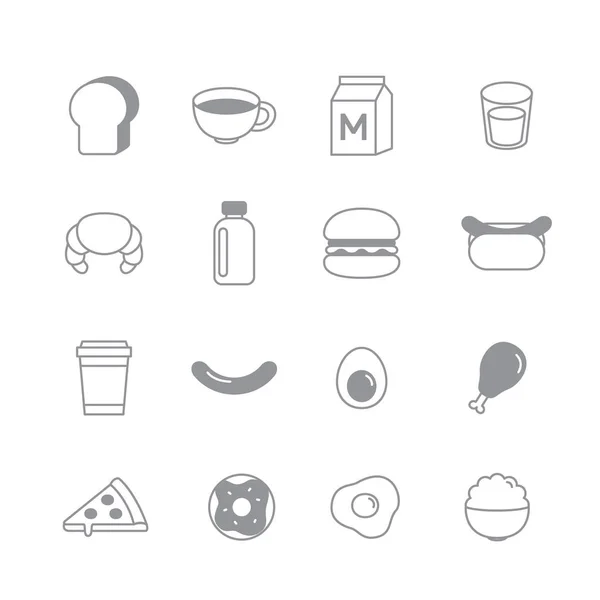 Vector Food Icon Flat Icon — Stock Vector