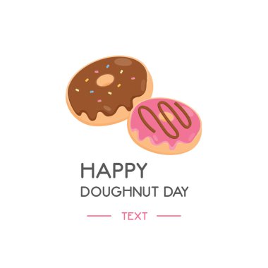 Ulusal Çörek Günü Vektör İllüstrasyonu. Poster, pankart veya tebrik kartı şablonu.