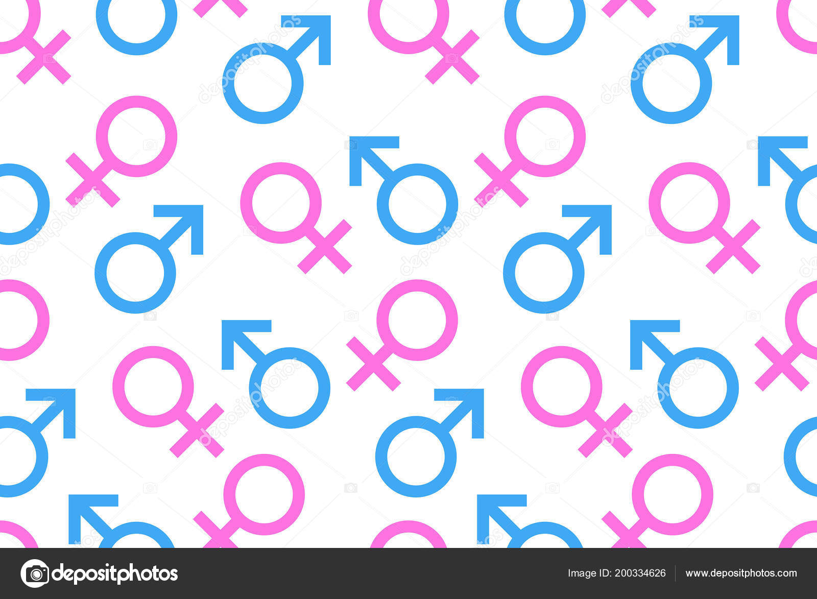Gender Symbols Background