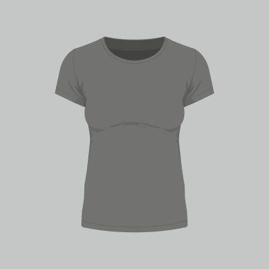 Kadın siyah t-shirt açık sayısı beyaz arka plan üzerinde