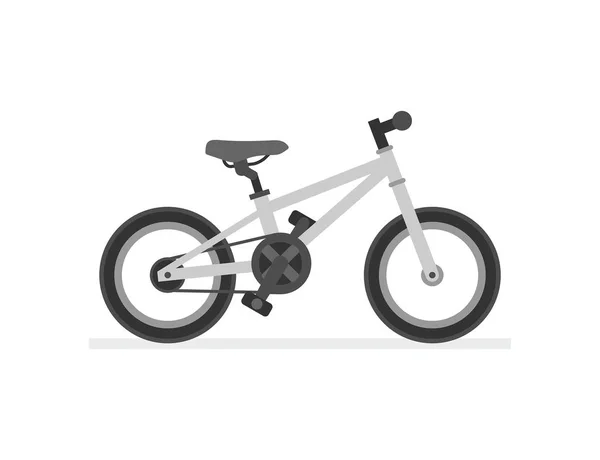 Bicicleta Infantil Aislado Sobre Fondo Blanco — Vector de stock