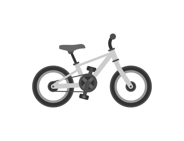 Bicicleta Infantil Aislado Sobre Fondo Blanco — Vector de stock