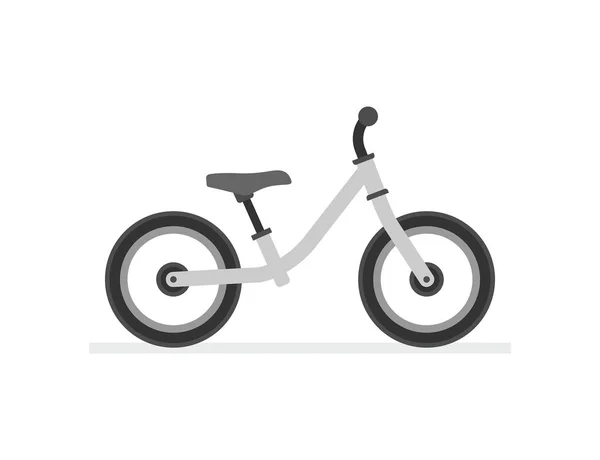 Bicicleta Infantil Aislado Sobre Fondo Blanco — Vector de stock