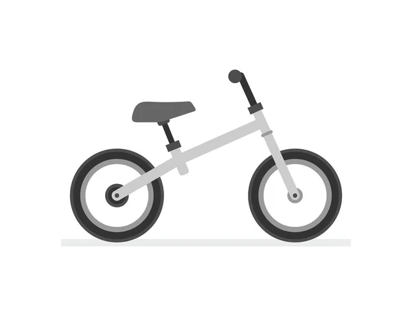 Bicicleta Infantil Aislado Sobre Fondo Blanco — Vector de stock