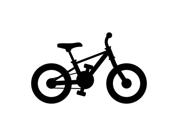 Bicicleta Infantil Aislado Sobre Fondo Blanco — Vector de stock