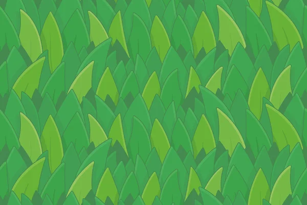 Seamless Pattern Green Grass — Stock Vector