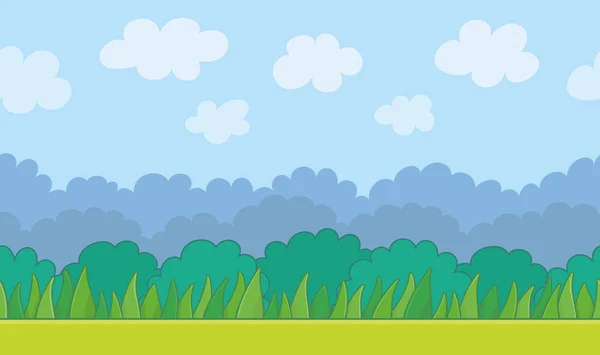 Nature landscape background. Game graphic