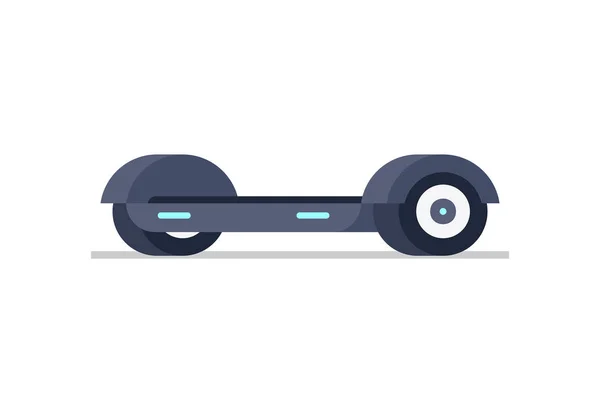 Electric Hoverboard Isolated White Background — 스톡 벡터