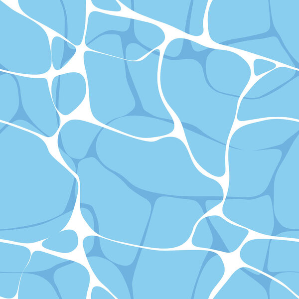 Water seamless pattern. flat style