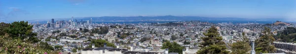 San Francisco Cityscape Seen Diamond Heights Overlooking Noe Valley Downtown — Stock Photo, Image