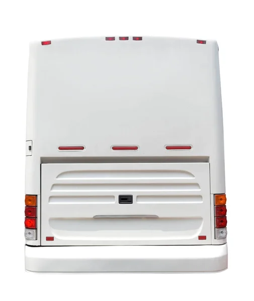 Isolated Rear View Tour Bus — Stock Photo, Image