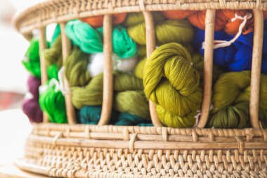 Pamuk iplik çeşitli renk