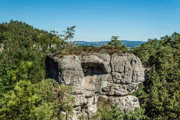 Скелясті Гори Чехії — стокове фото