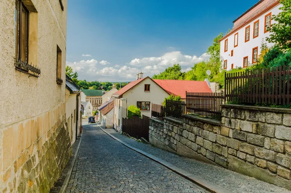 Ulica Mieście Turnov — Zdjęcie stockowe