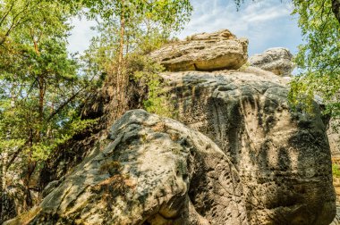 kayalar görünümünü