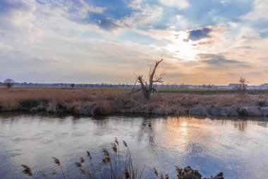 Akşamları nehir kenarında