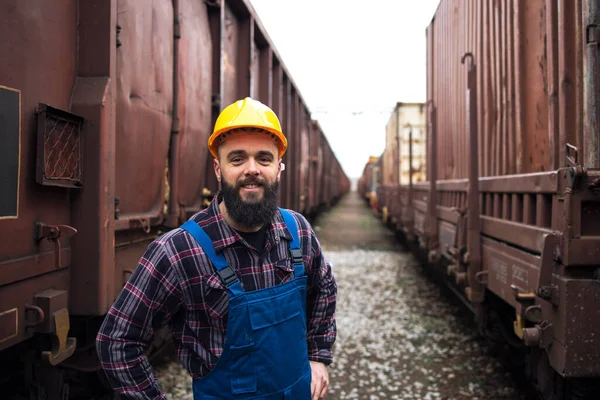 Personas Que Trabajan Para Compañías Navieras Que Transportan Mercancías Por — Foto de Stock