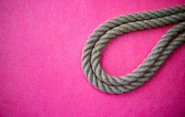 Rope Colorful Pink Background — Stock Photo, Image