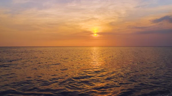 Colorato Tramonto Sul Golfo Del Siam Phu Quoc Isola Vietnam — Foto Stock