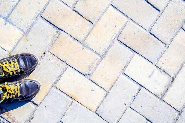 kadın botları Tur plaka üzerinde. gün