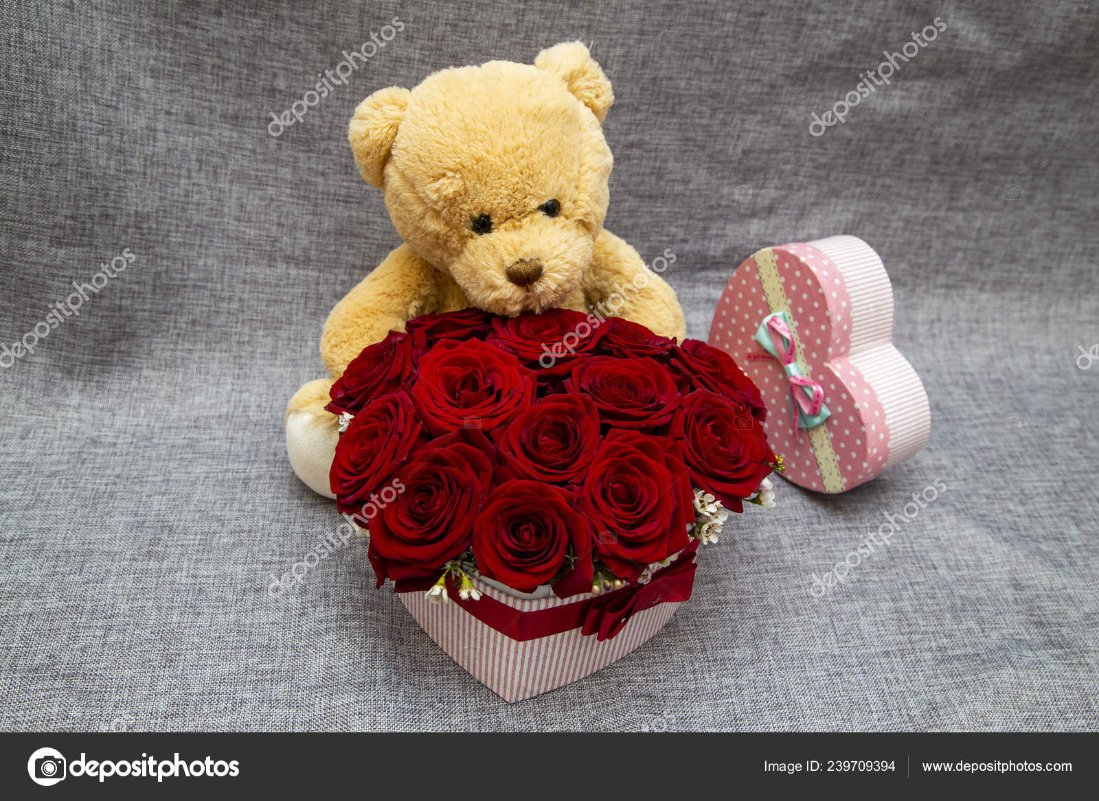 bear shaped roses