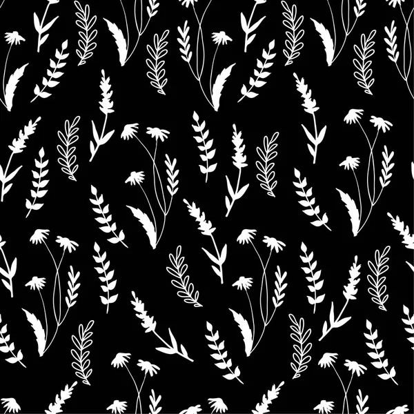 Decorative Floral Pattern Vector Illustration — Stock Vector