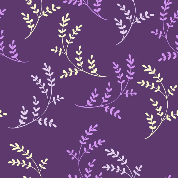 Motif Floral Décoratif Vecteur Illustration — Image vectorielle