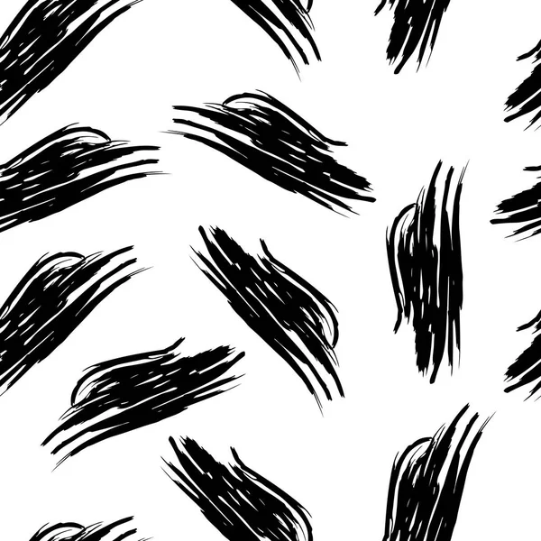 Grafische Abstrakte Muster Mit Strichen Auf Weiß — Stockvektor