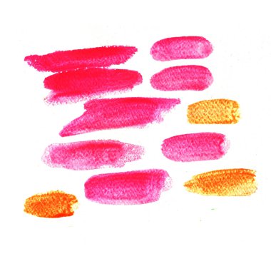 Sulu boya parlak soyut vuruş