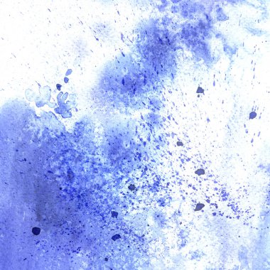 mavi suluboya sıçramalarına, arka plan ile