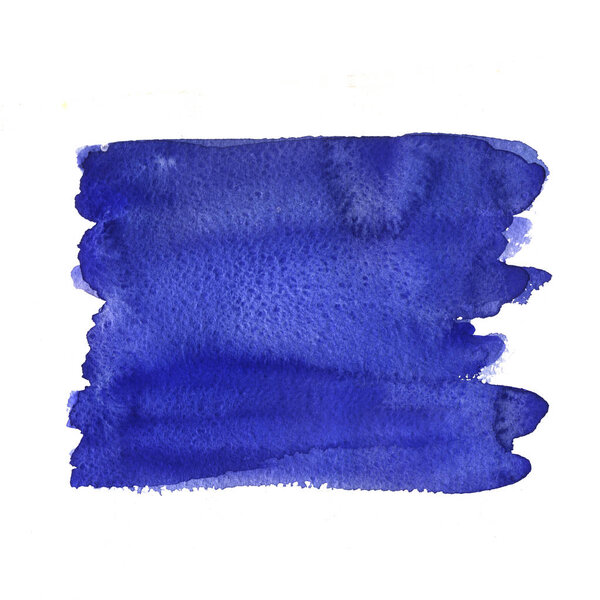 акварельно-голубая живопись, абстрактный фон
