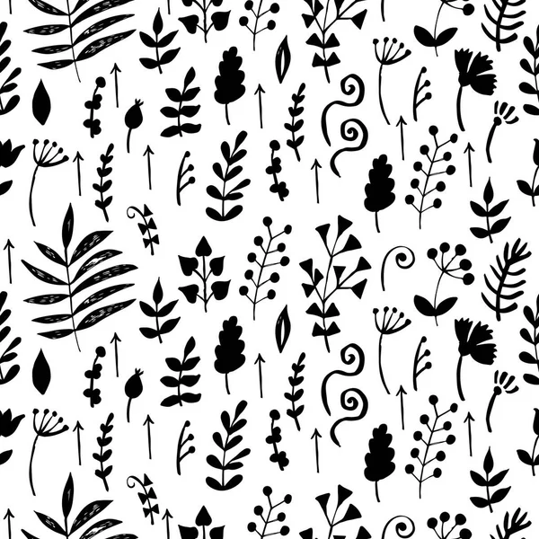 Motif Floral Sans Couture Graphique Décoratif — Image vectorielle