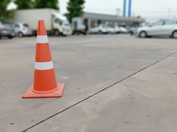 Red rubber cone