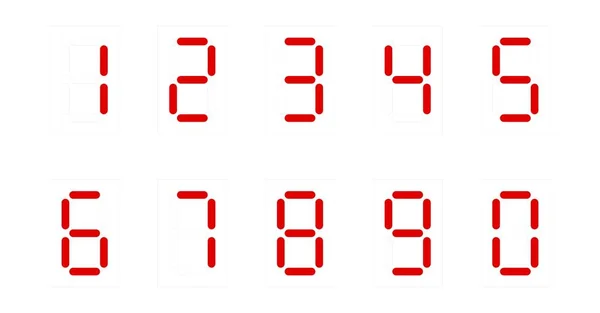Digital numbers — Stock Photo, Image