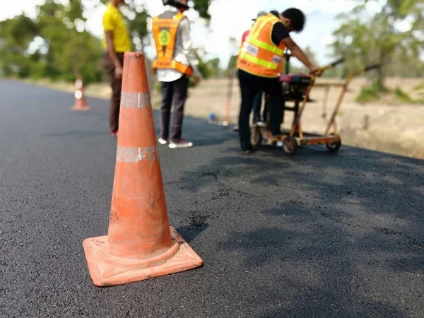Yol kalınlığı, bulanıkbulmak için asfalt yol yüzeyi için sondaj
