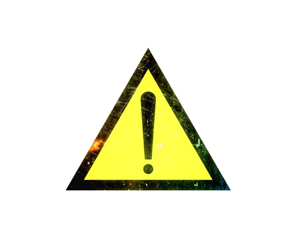 Bariyer uyarı işareti — Stok fotoğraf