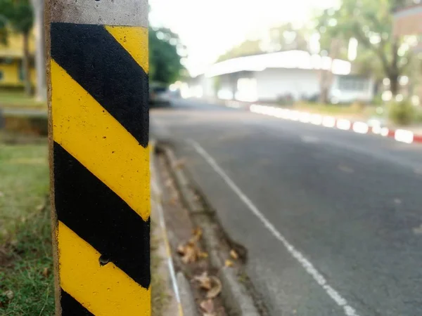 Electric poles beside the road — Stock Photo, Image