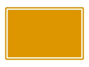 Çizimlere ait boş trafik işaretleri