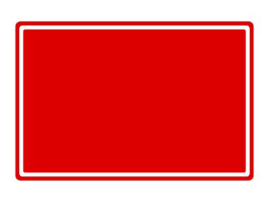 Çizimlere ait boş trafik işaretleri