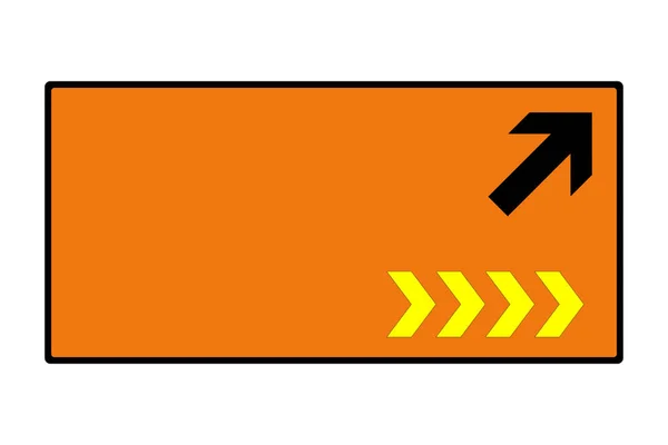 Traffic signs with arrow pointing destinations — Stock Photo, Image