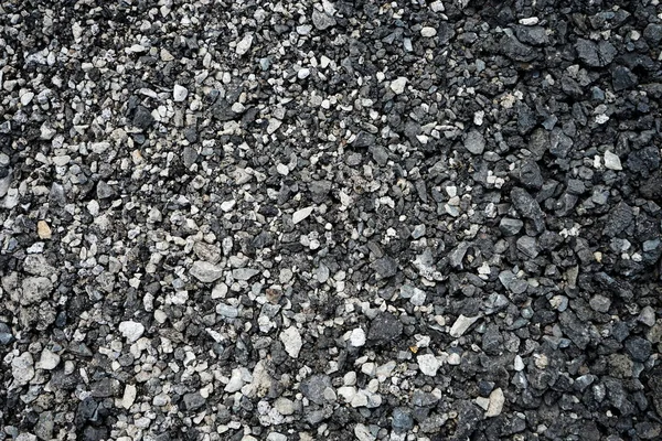 Kőből kevert talaj használt javítási utak. — Stock Fotó