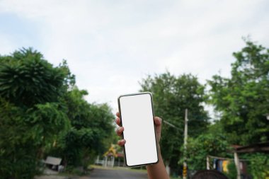 Cep telefonları resimleri doldurmak için boş yüz
