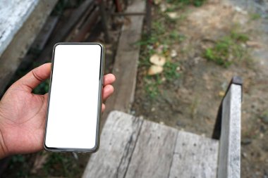 Cep telefonları resimleri doldurmak için boş yüz