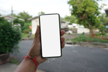Cep telefonları resimleri doldurmak için boş yüz