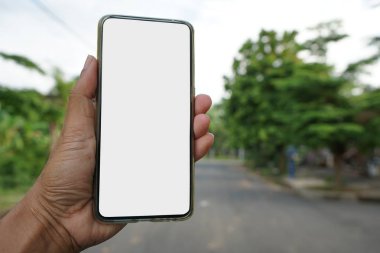 Cep telefonları resimleri doldurmak için boş yüz