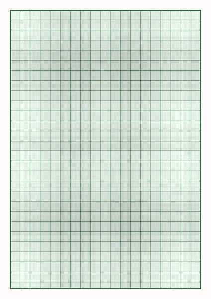 Green line graph paper, size 2970 * 2100 pixels, used in writing